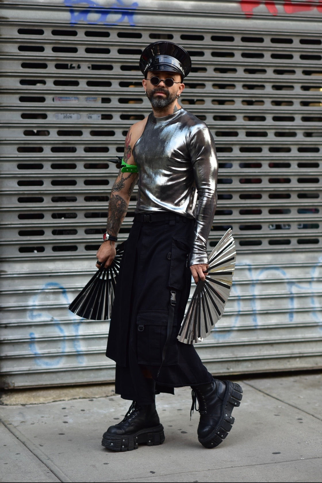 Camiseta sleeve one silver