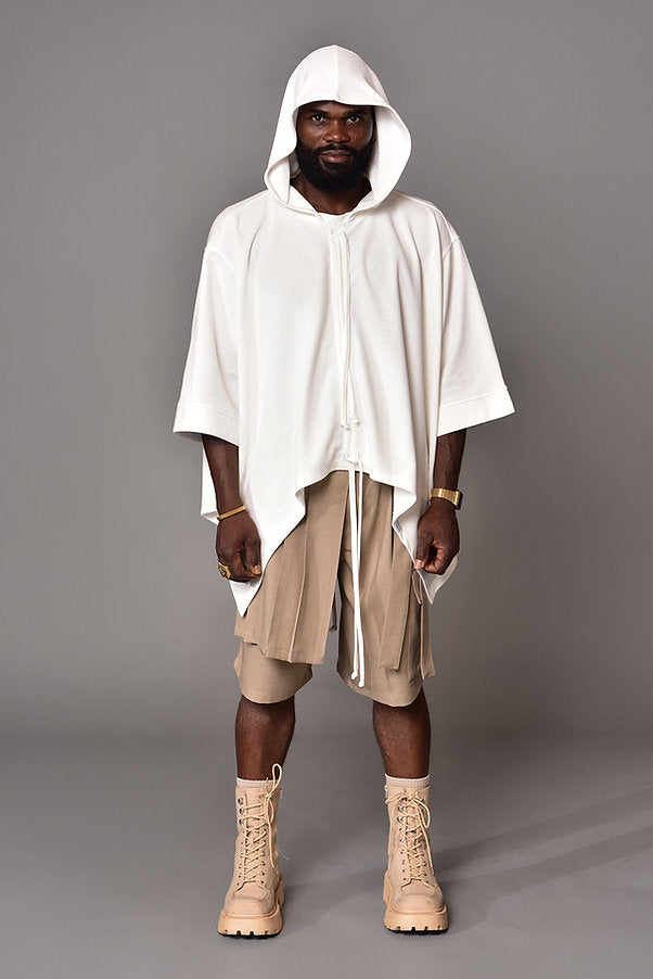 Short Kamon con Pliegues
