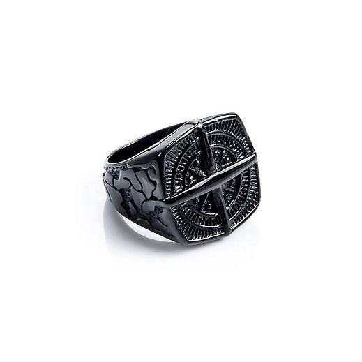 Compass ring black