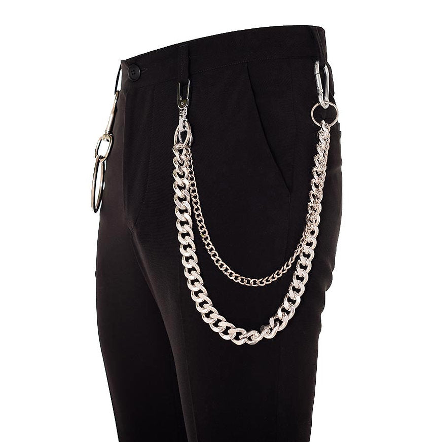 Accesorios pantalon doble cadena y aro