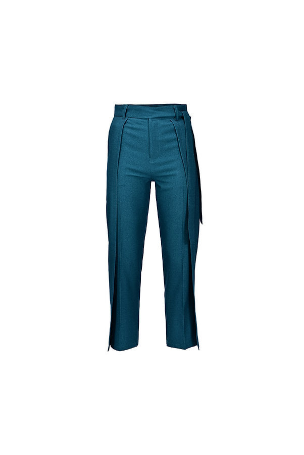 Pantalon loose fit esmeralda de doble capa