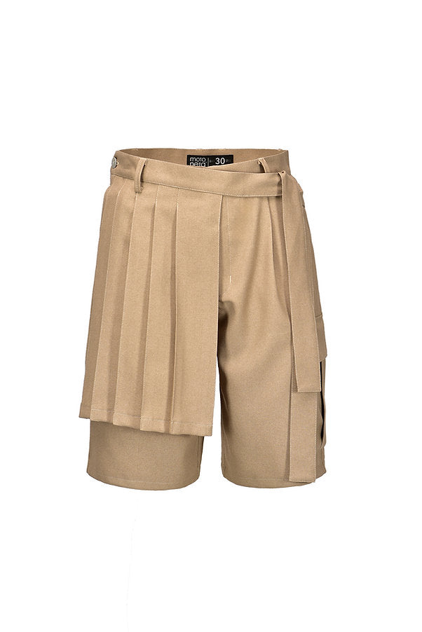Short Kamon con Pliegues