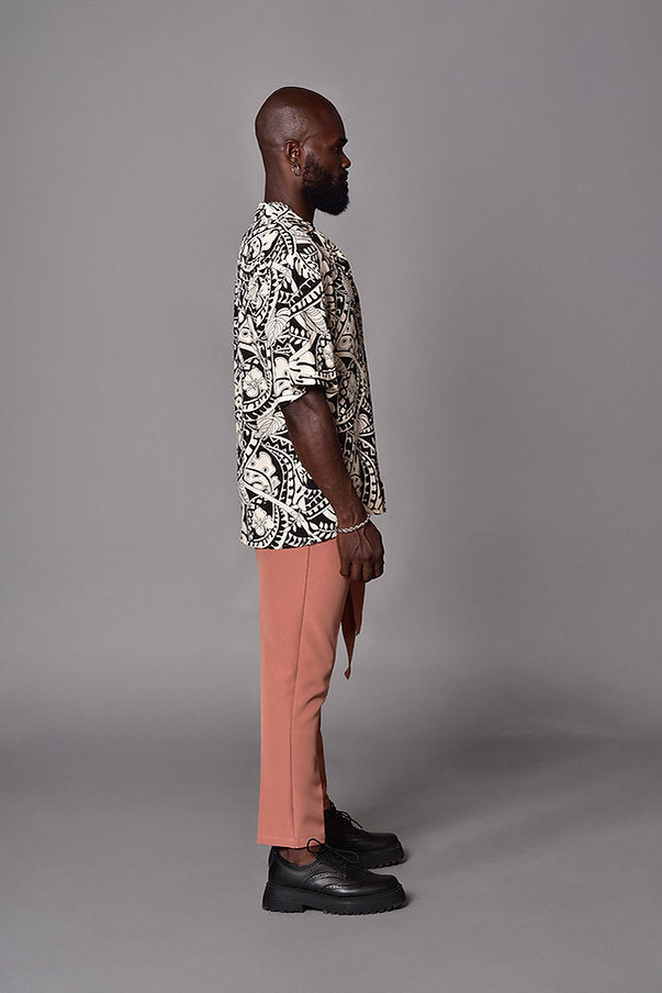 Pantalon Baggy Prenses Peach