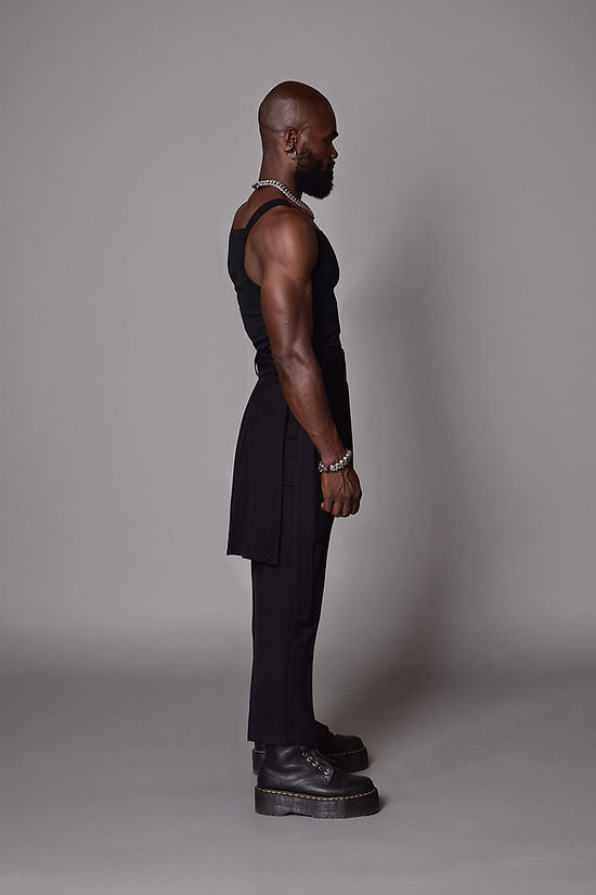 Tank top rib negro