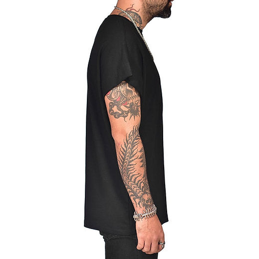 Camiseta blusón manga Japonesa negro