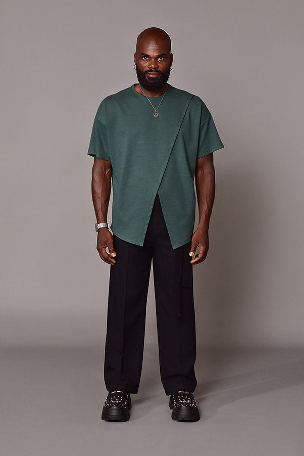 Pantalon loose fit negro