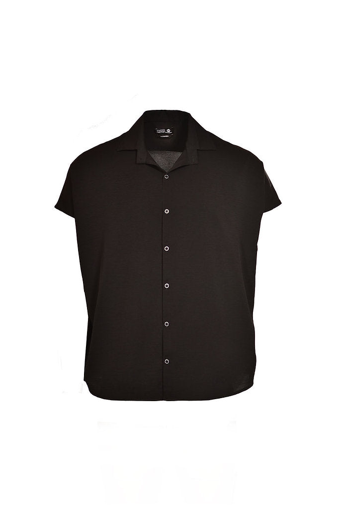 Bluson oversize extragrande negro