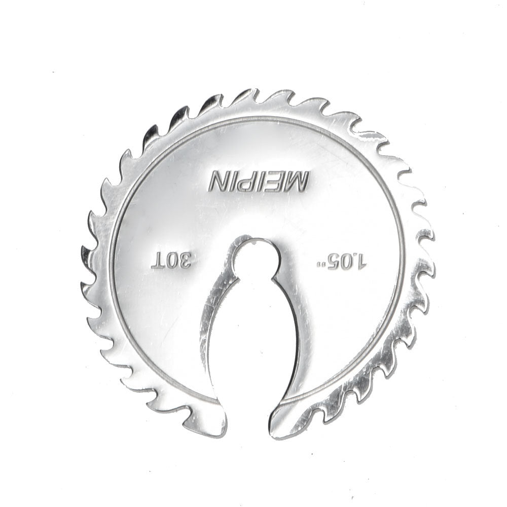 Saw blade earcuff