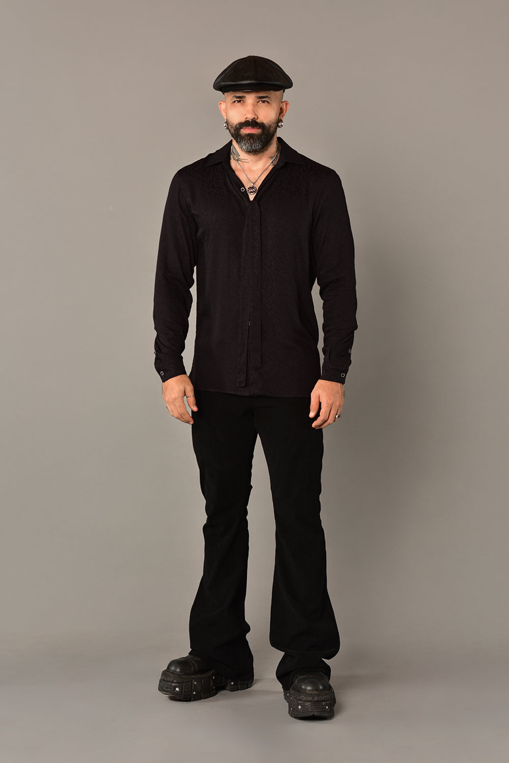 Camisa manga larga leopard
