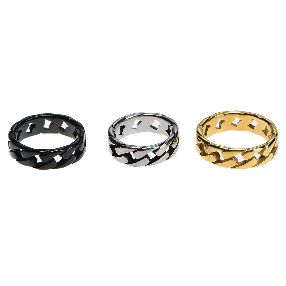 Cuban hoop ring