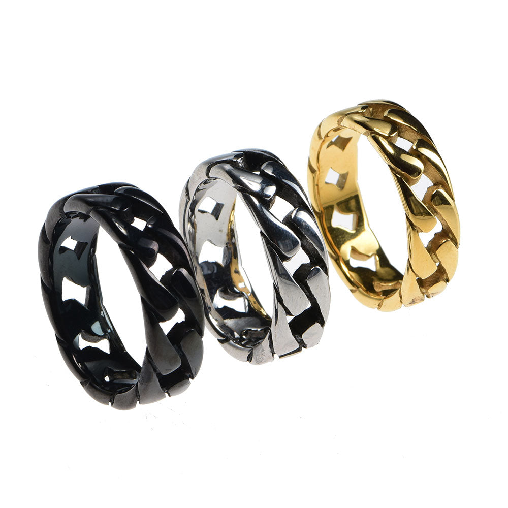 Cuban hoop ring
