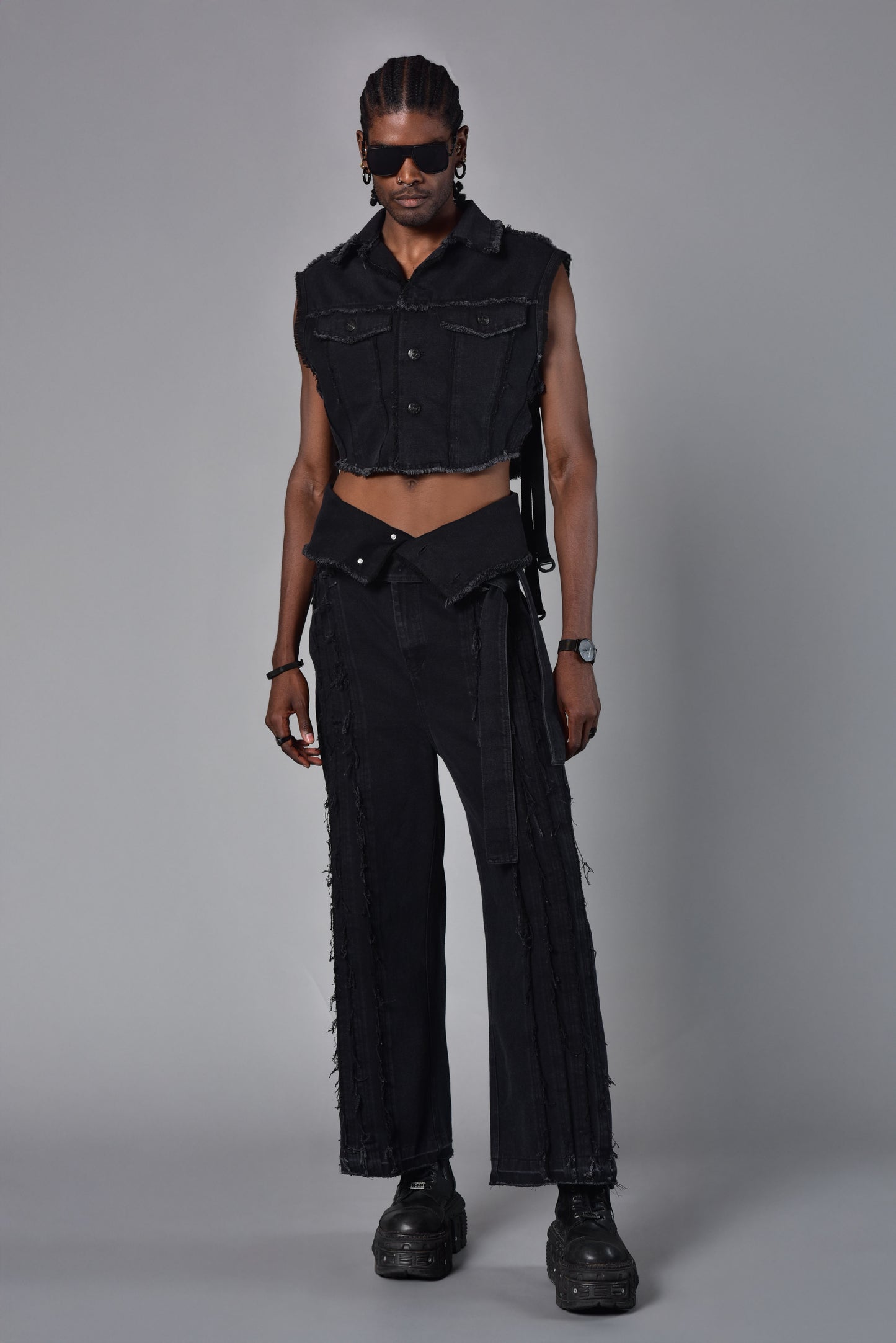 Pantalon Kyoto ultra wide leg denim