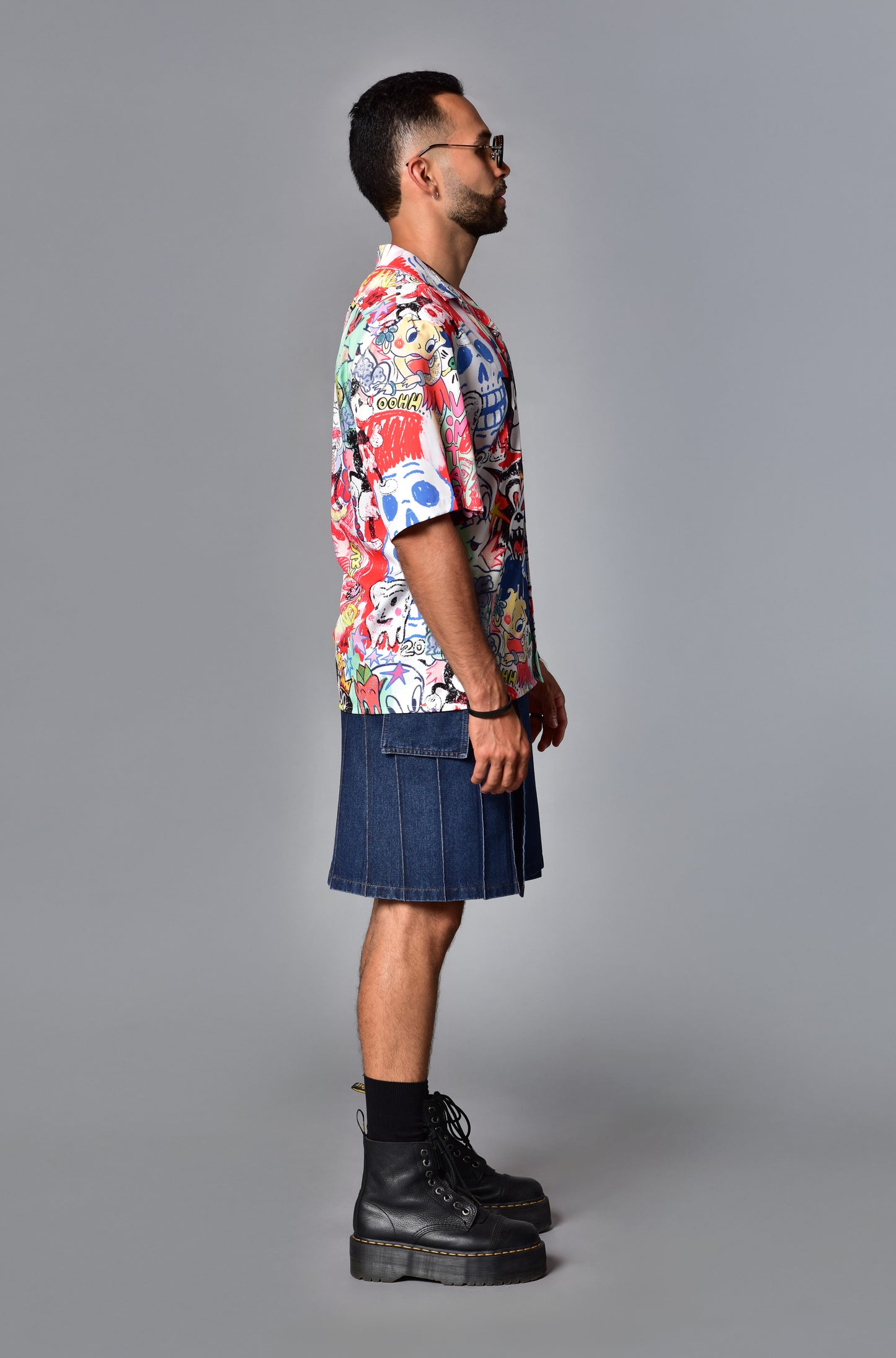 Camisa Boxy Fit Comic Chaos