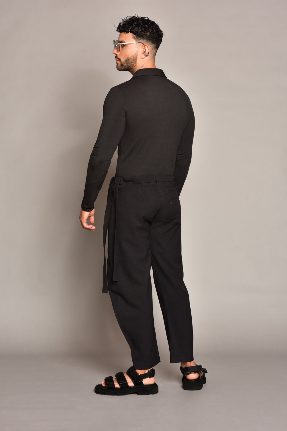 Pantalon bali wraps negro