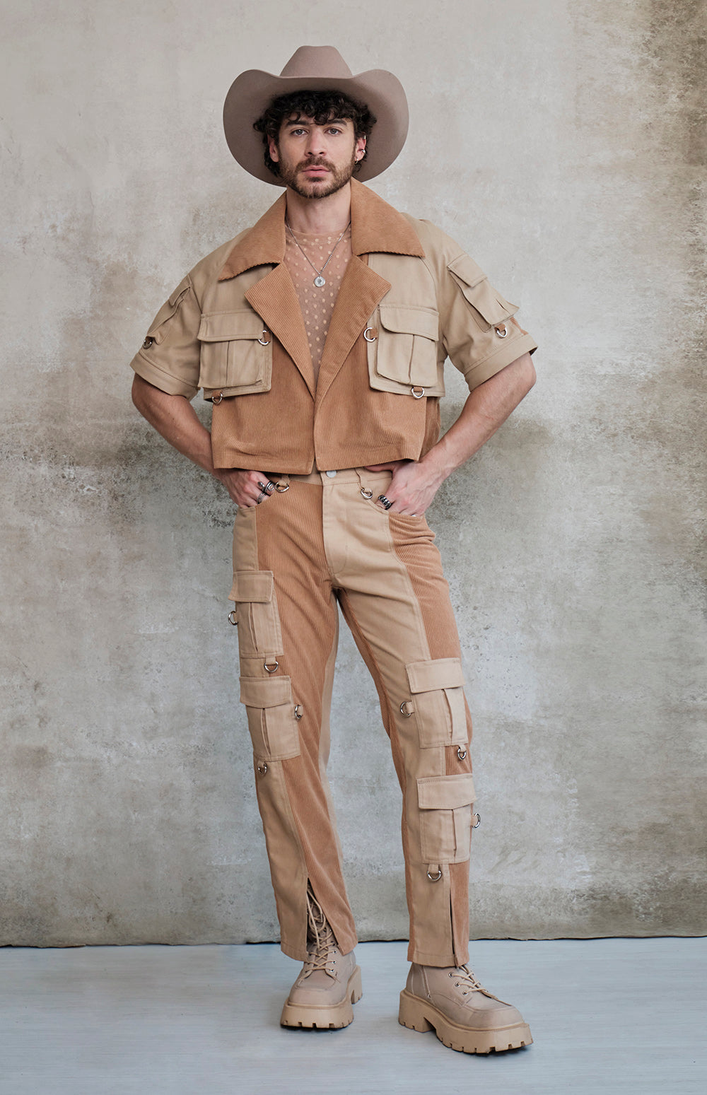 chaqueta cargo techwear