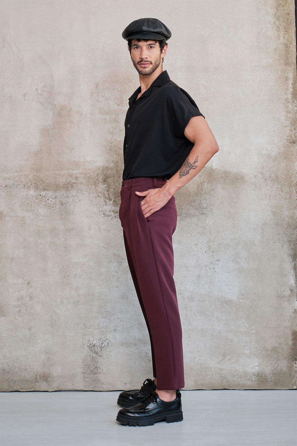 Bluson oversize extragrande negro