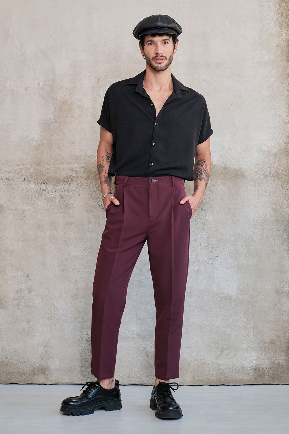 Bluson oversize extragrande negro