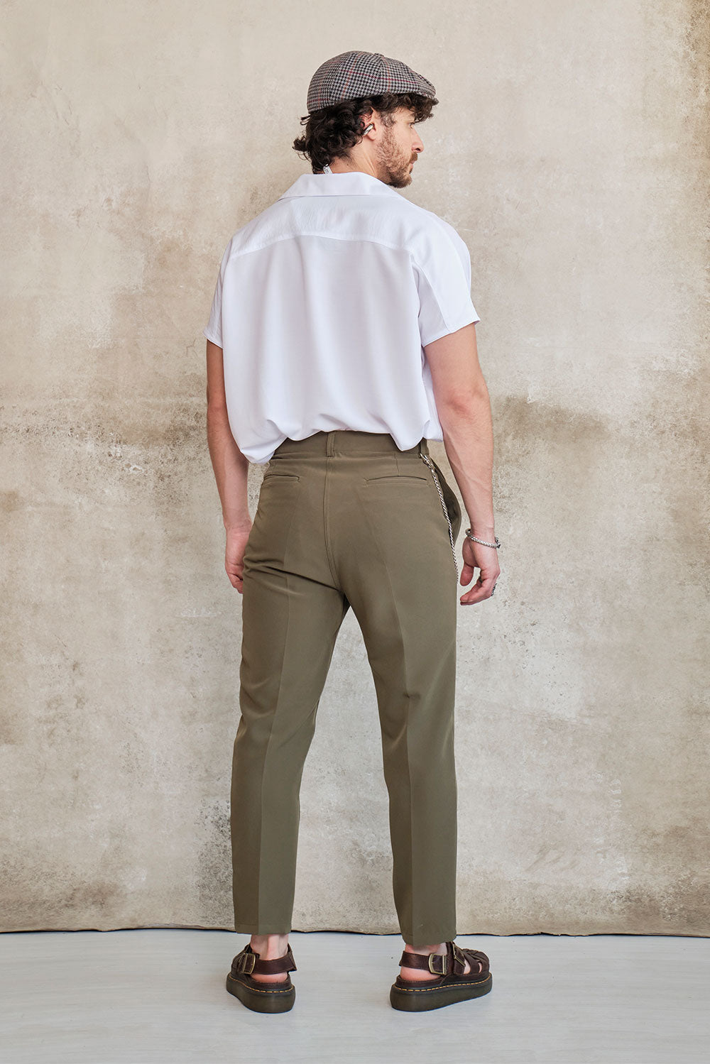 Bluson oversize extragrande blanco