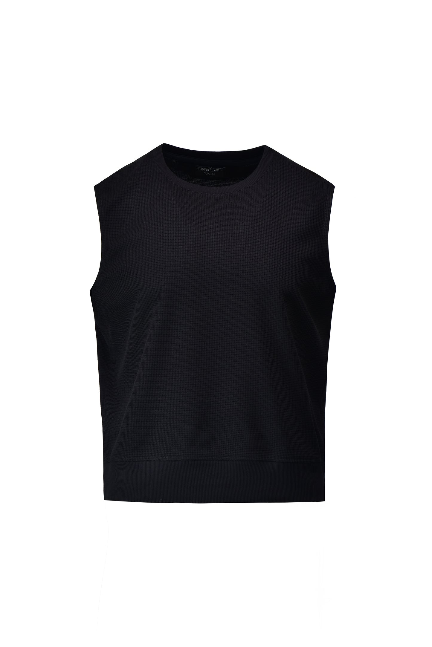 Camiseta crop top negra