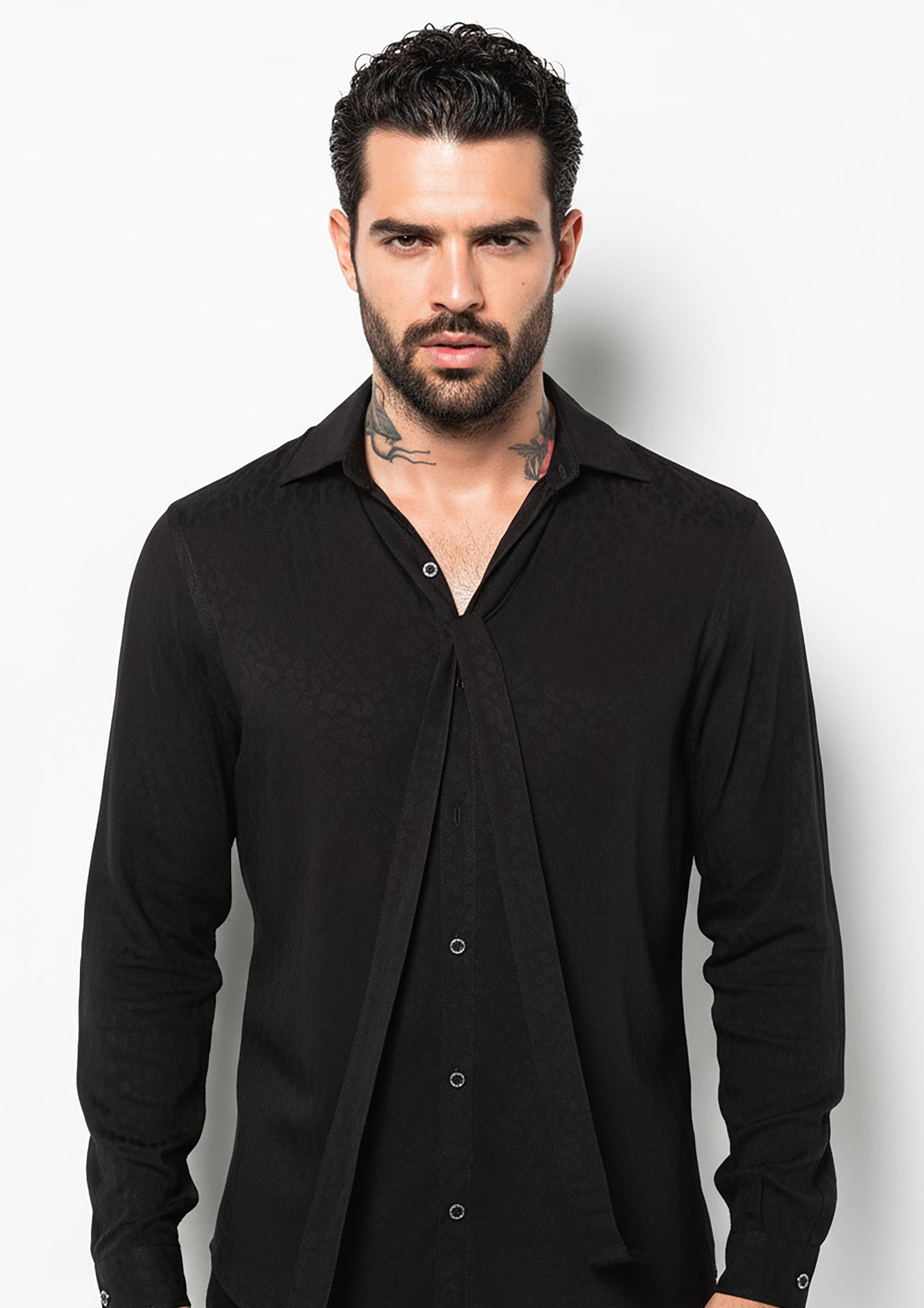 Camisa manga larga leopard