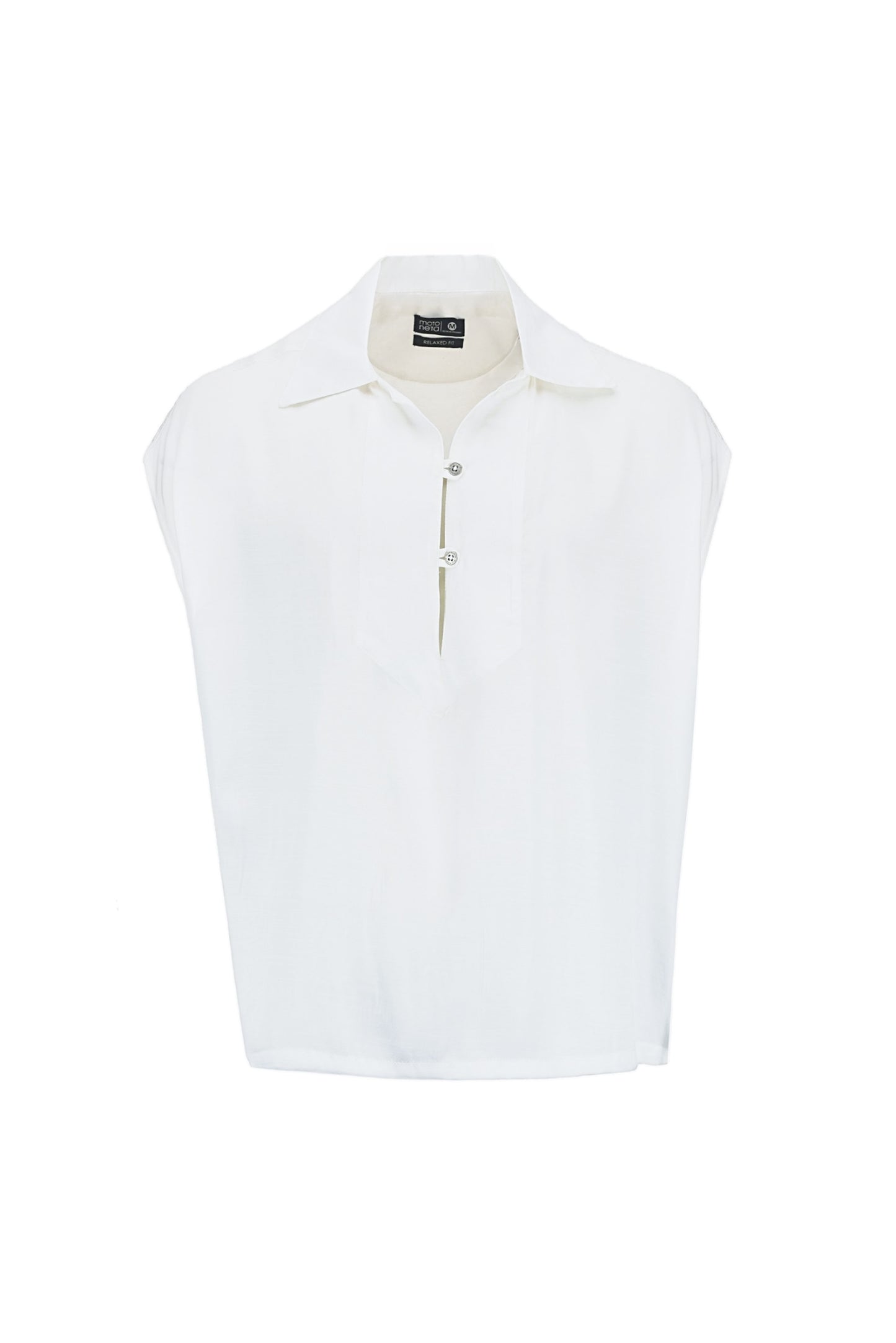 Camisa sleeveless blanca