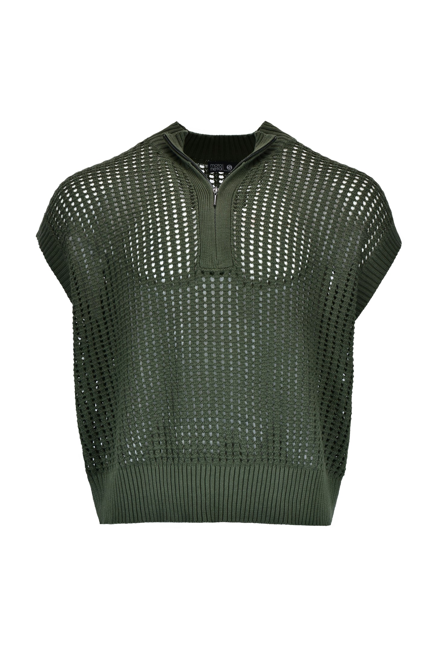 Camiseta Tejido Grid verde pino