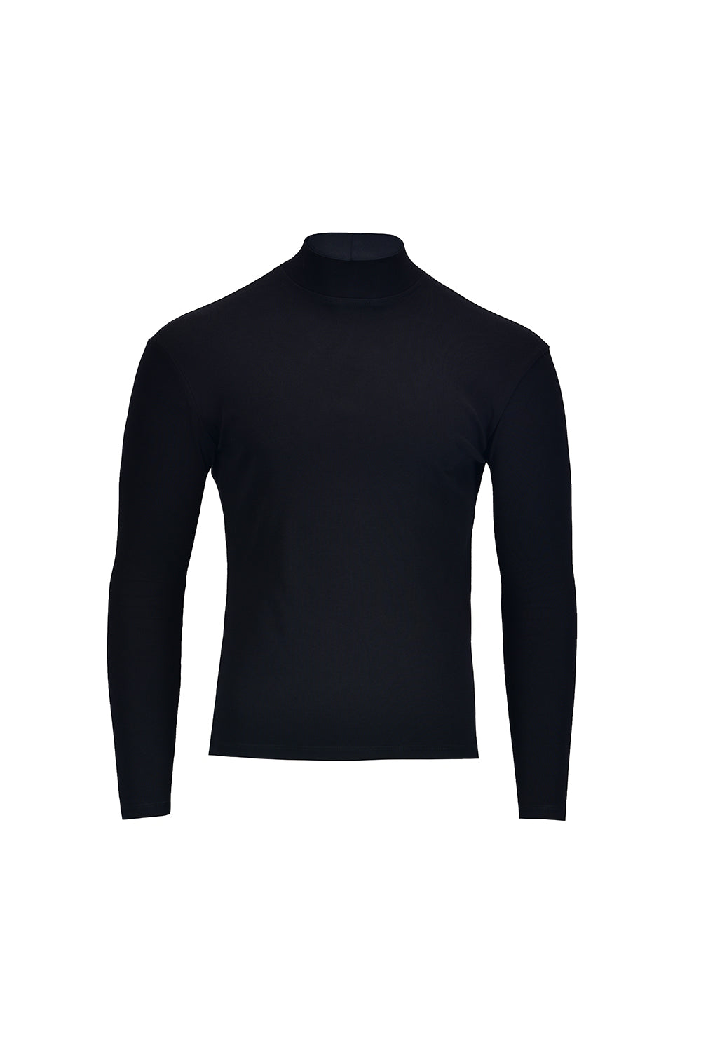 Buso slim fit cuello tortuga en rib
