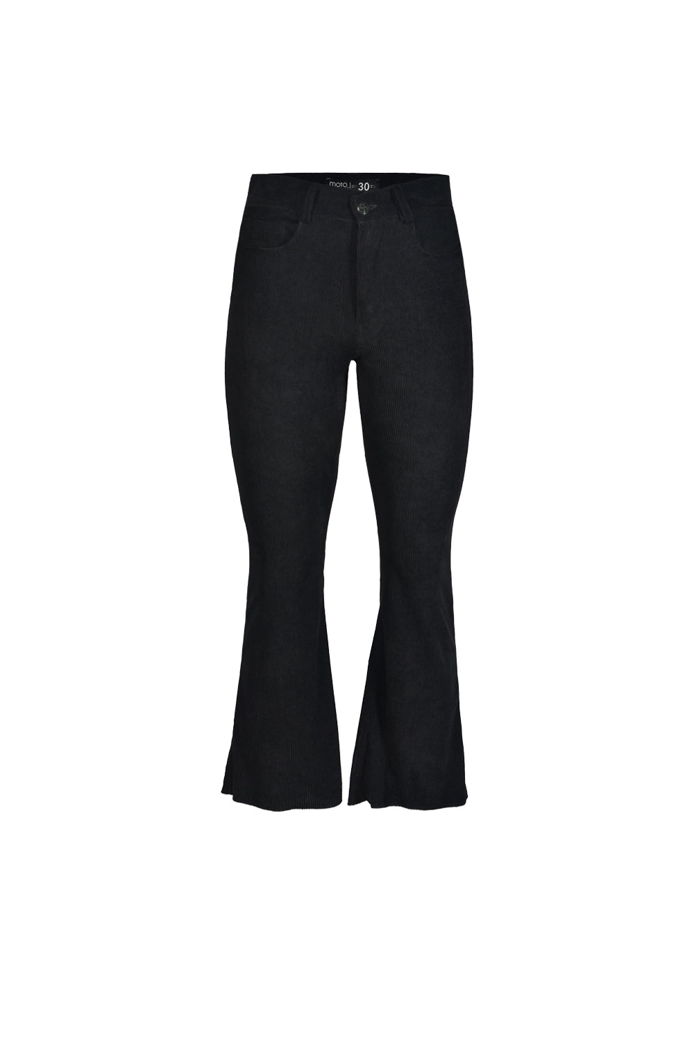 Pantalon flared pana