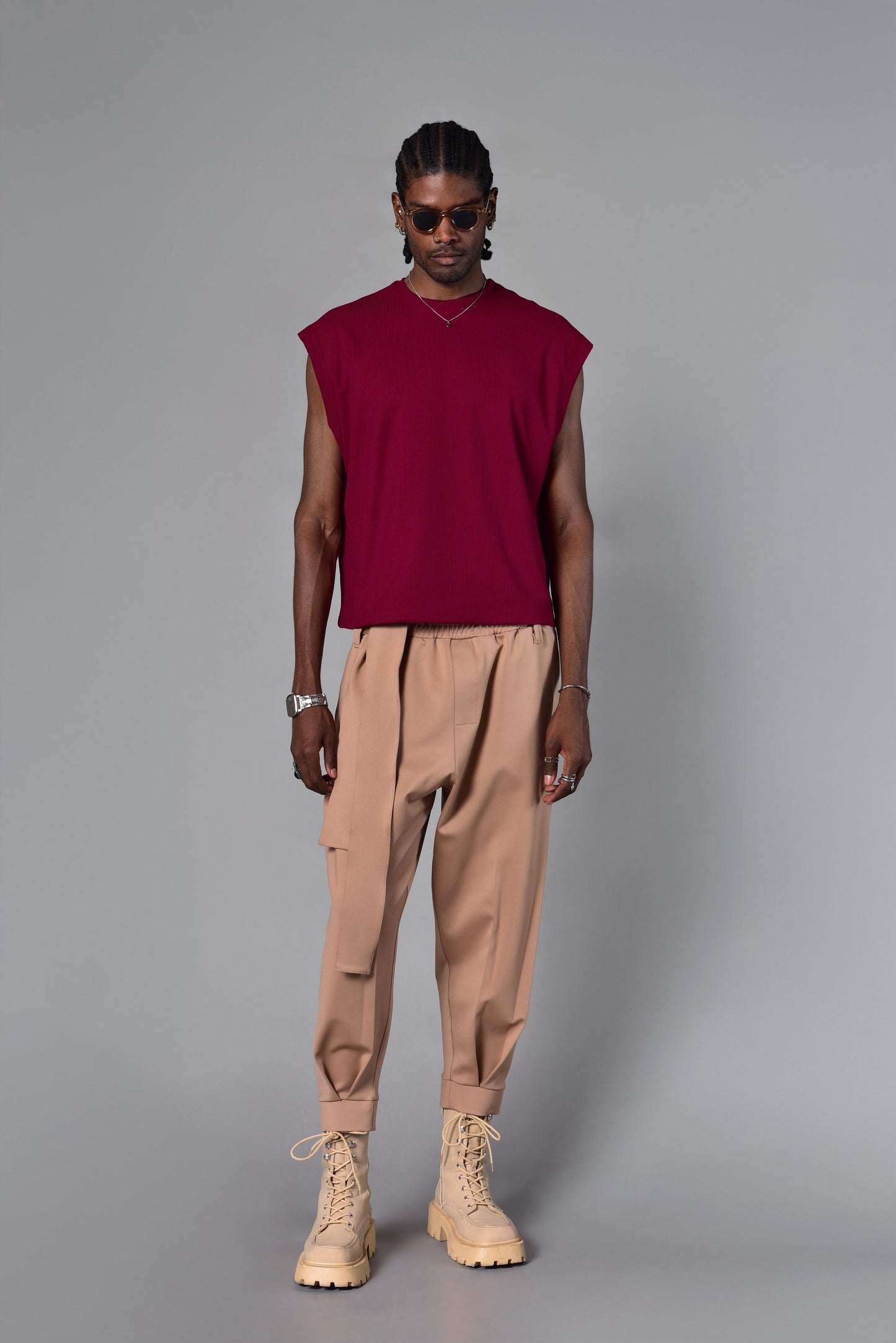 Pantalon samurai beige
