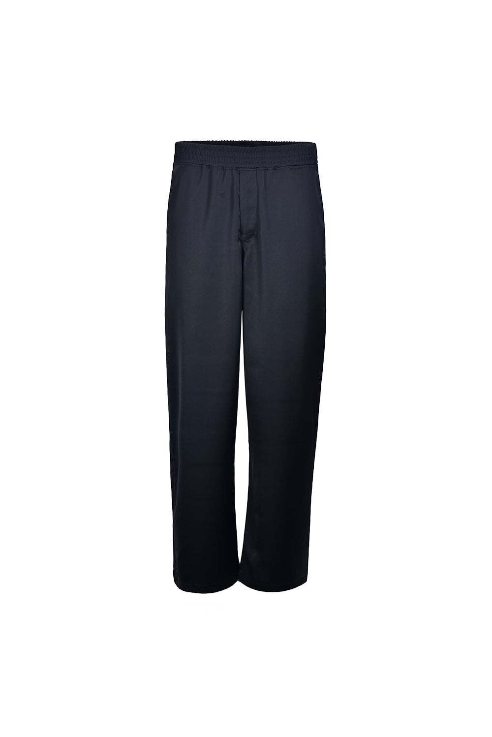 Pantalon wide leg satin negro