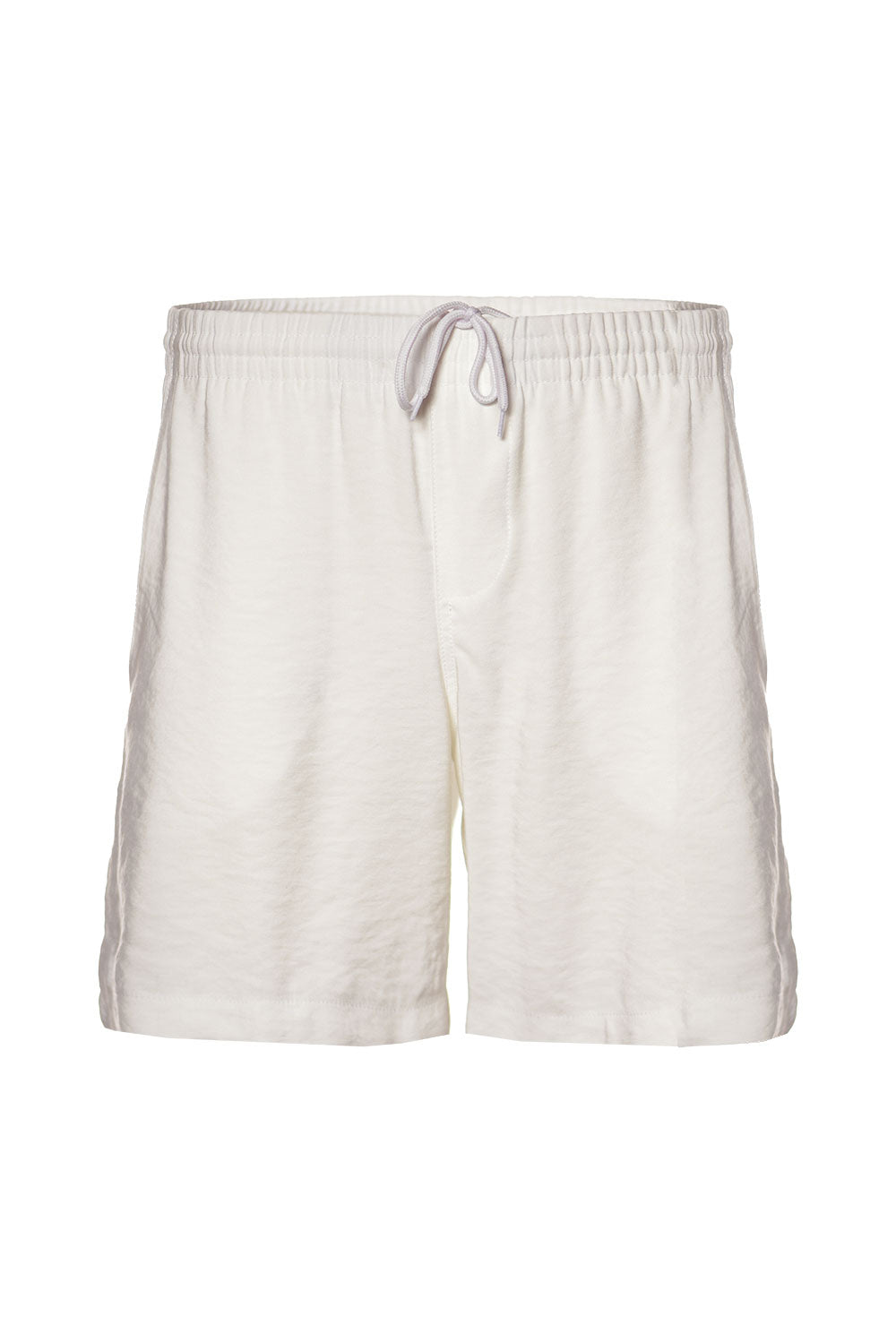 Set de dos piezas camisa boxy fit y short playero color ivory