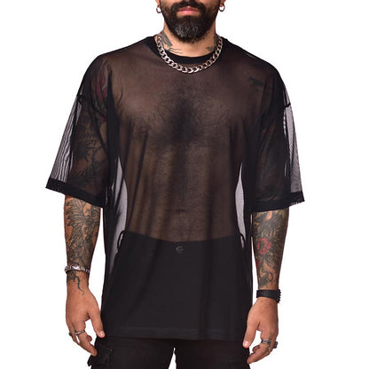 Camiseta boxy fit extragrande mallatex