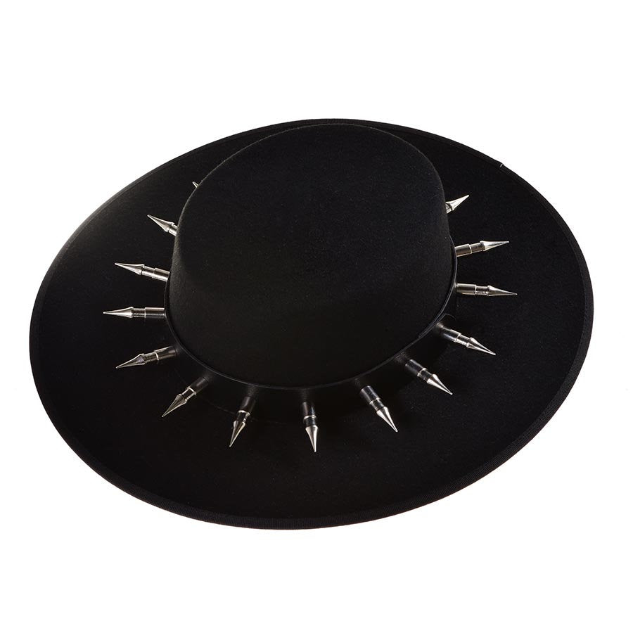 Black Cordoban hat tache dog