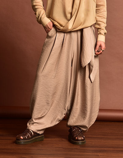 Pantalon desert lux prenses beige