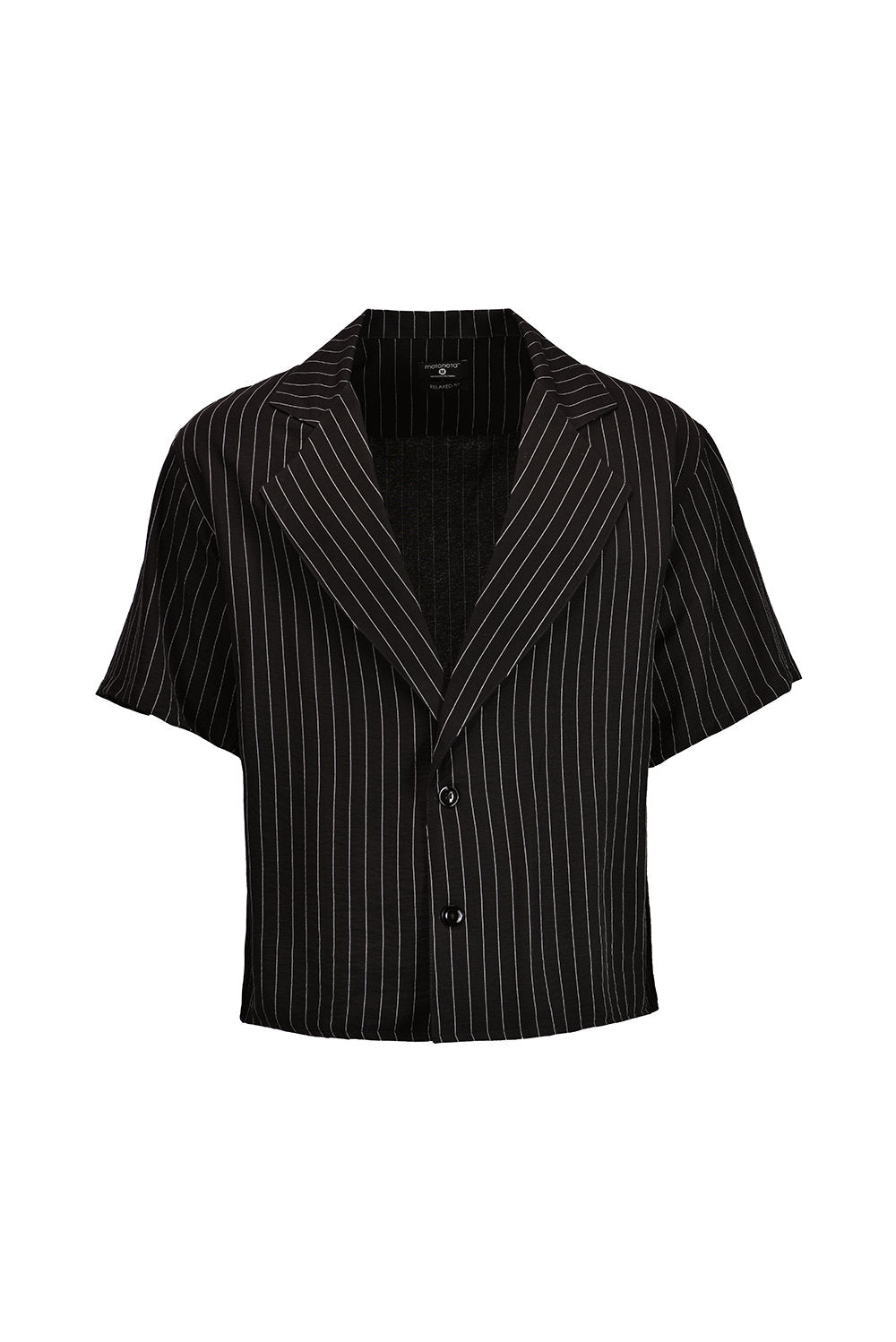 Camisa cuello blazer timeless stripes