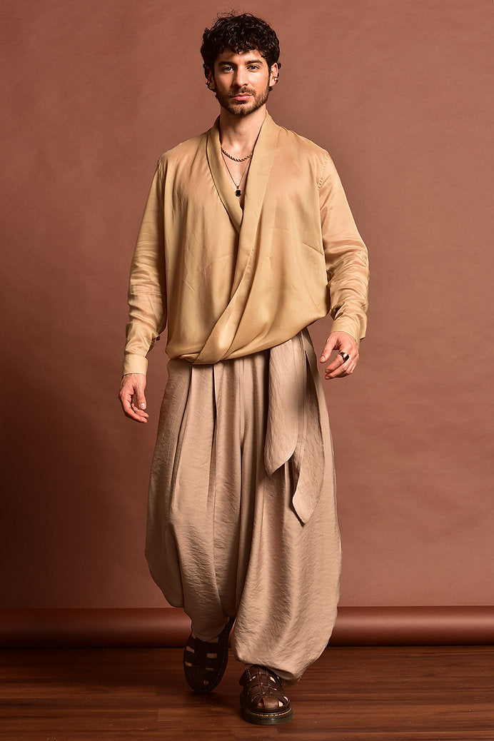 Pantalon desert lux prenses beige