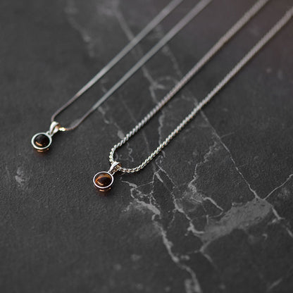 Gem drops necklace