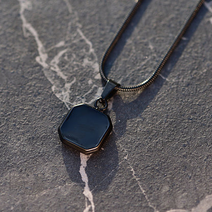 Nexus black necklace 60cm