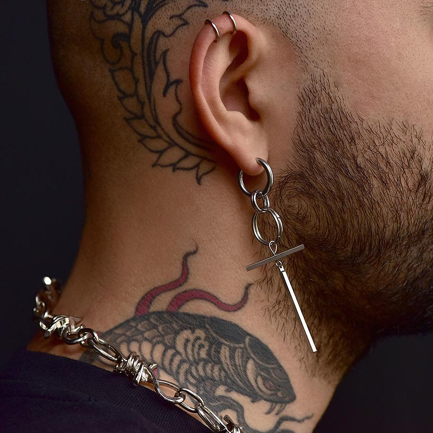 Extra large earring
