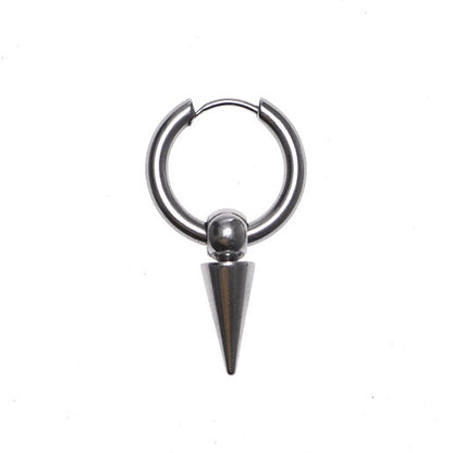 Pike silver earrings