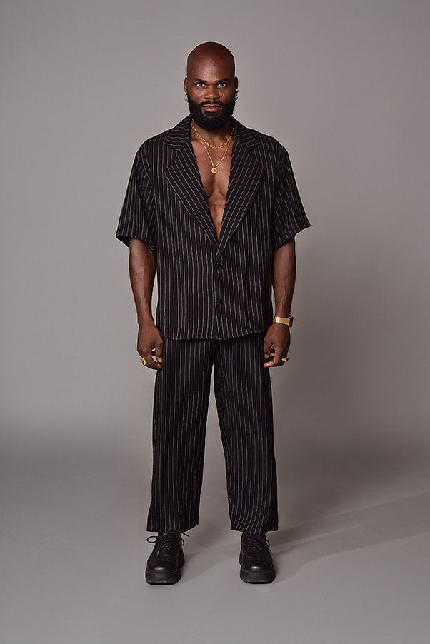 Pantalon playero timeless stripes