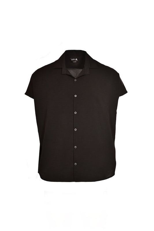Bluson oversize extragrande negro