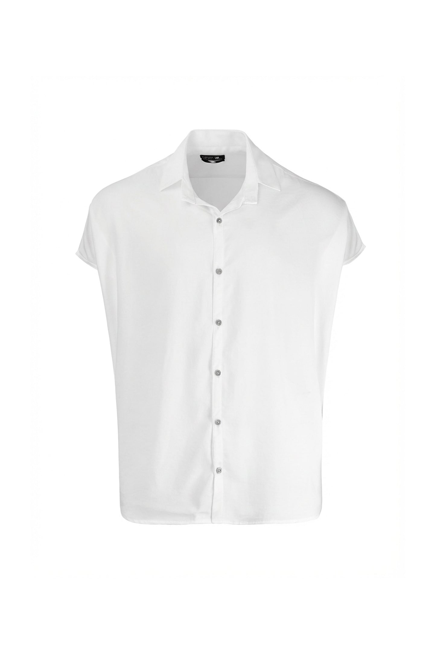 Bluson oversize extragrande blanco