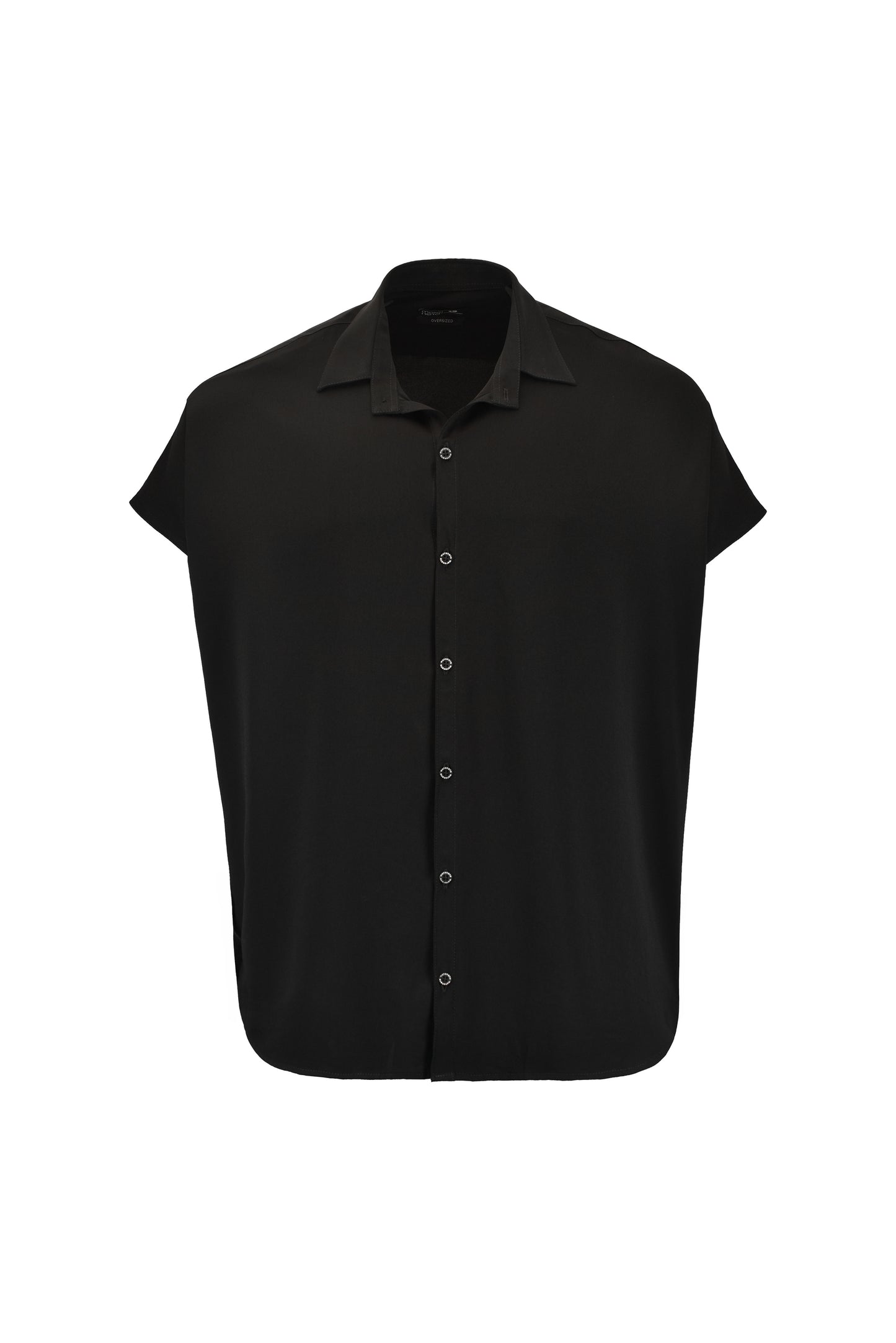 Bluson oversize extragrande negro