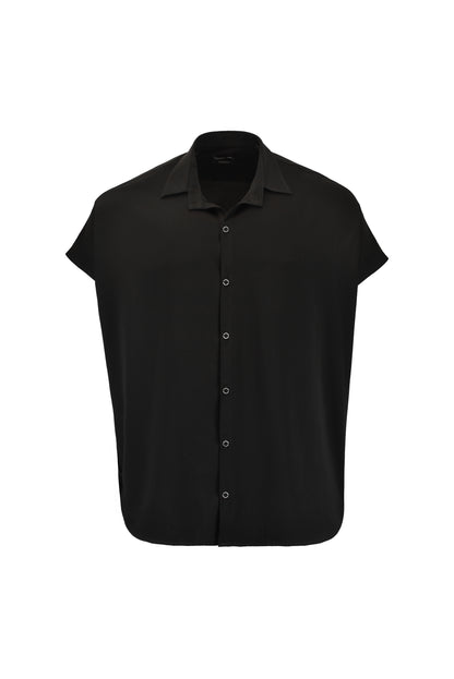 Bluson oversize extragrande negro