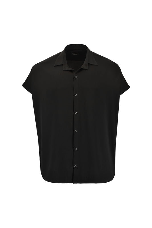 Bluson oversize extragrande negro