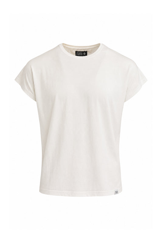 Camiseta blusón manga Japonesa ivory