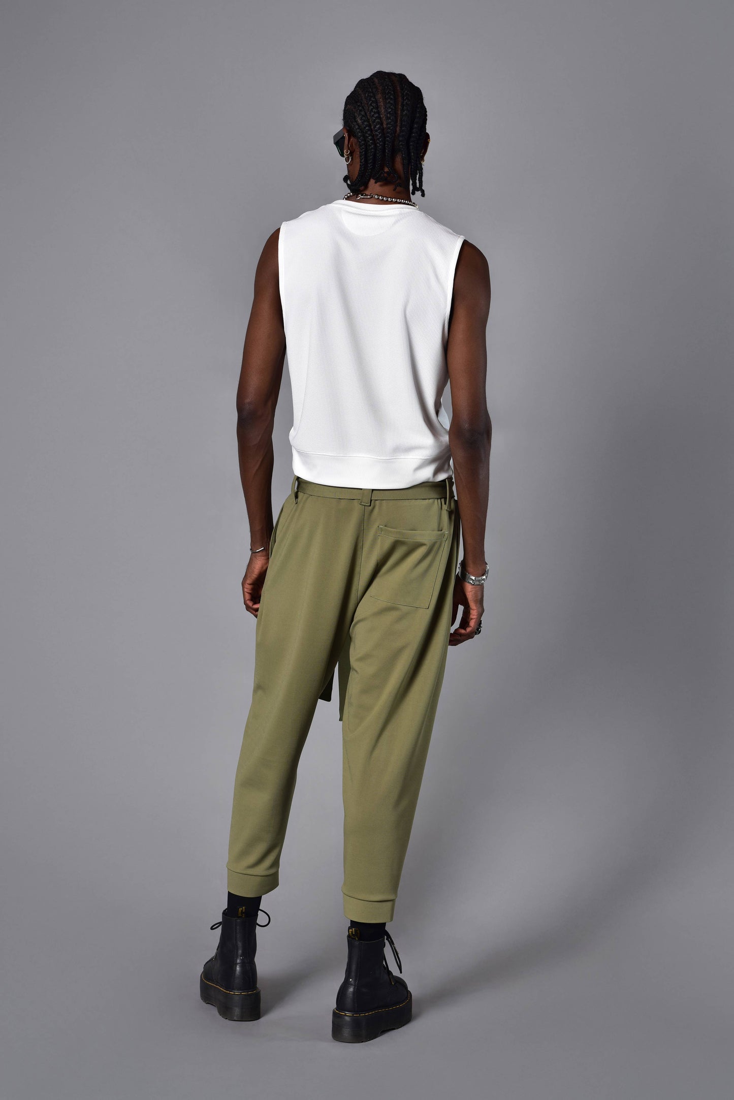Pantalon samurai pistacho