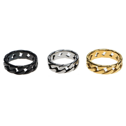 Cuban hoop ring