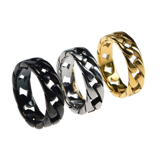 Cuban hoop ring